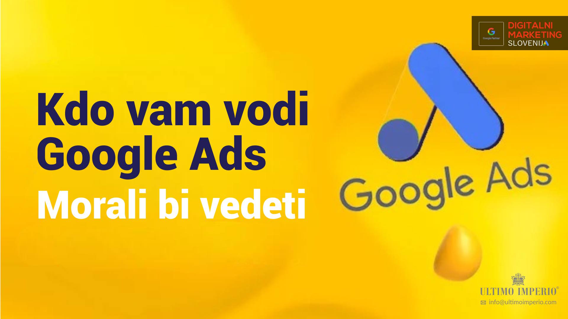 Morali bi vedeti kdo vam upravlja Google Ads